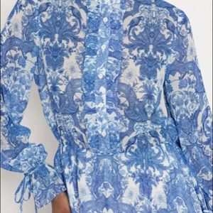 CHINOISERIE SHEER ANGEL DRESS